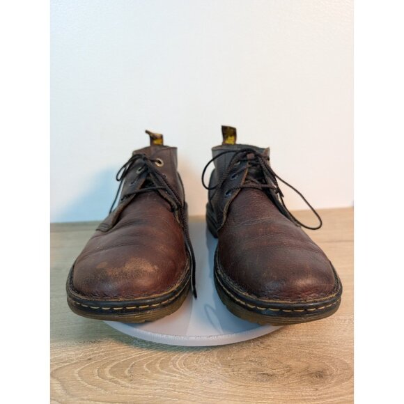 Dr Doc Martens Sussex Air Wair Chukka Boots Brown Leather AW004 Unisex Mens 11 - Picture 2 of 11